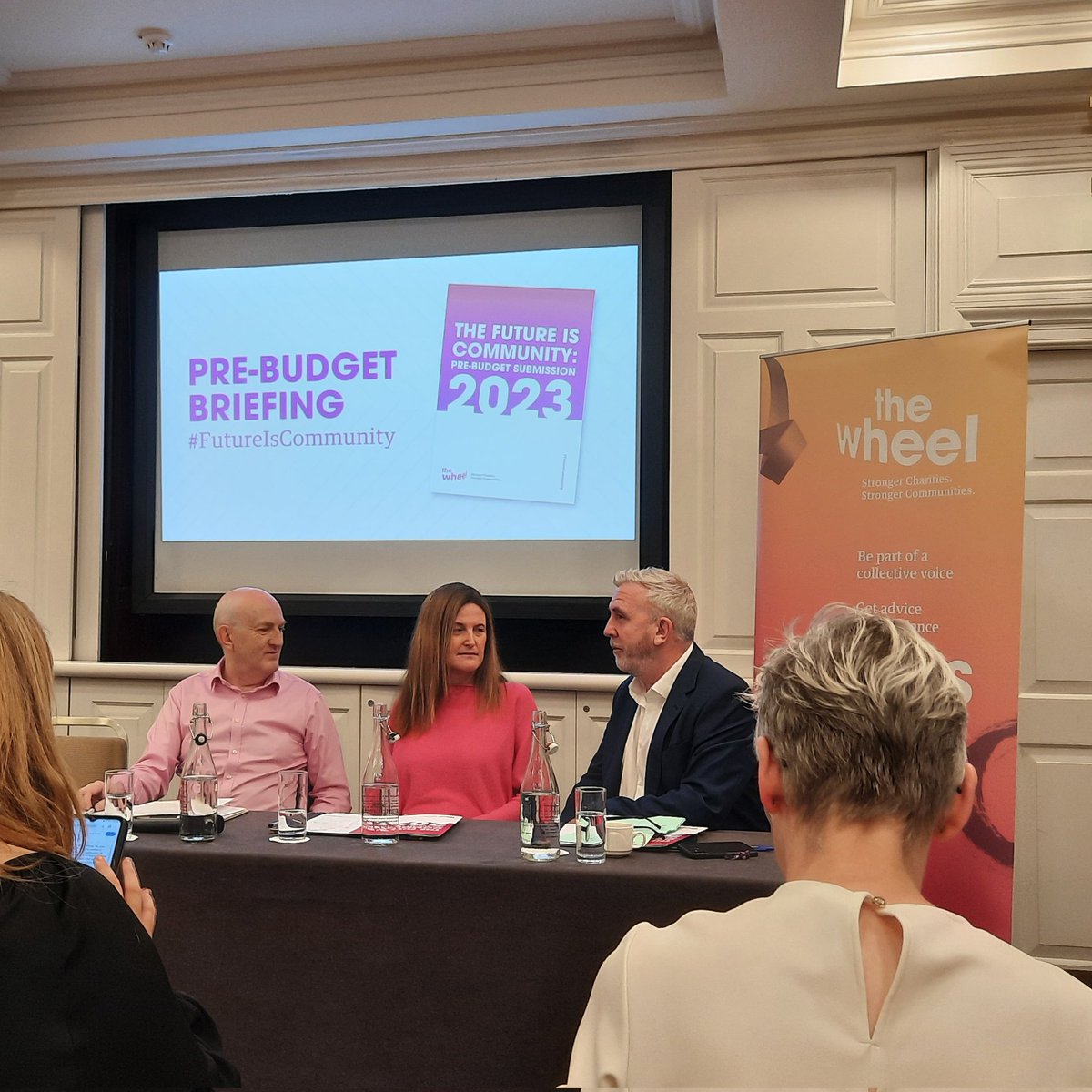 Pleased to attend the @The_Wheel_IRL pre-budget submission briefing this morning. Read the full submission at wheel.ie/policy-campaig… #futureiscommunity