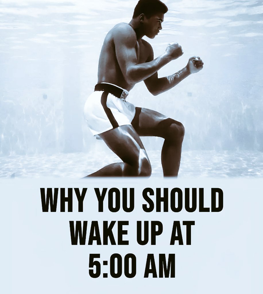 BrutalMindset's tweet photo. 8 Useful Advantages Of Waking Up at 5:00 a.m.

| Thread | https://t.co/vSmOQZeEWe