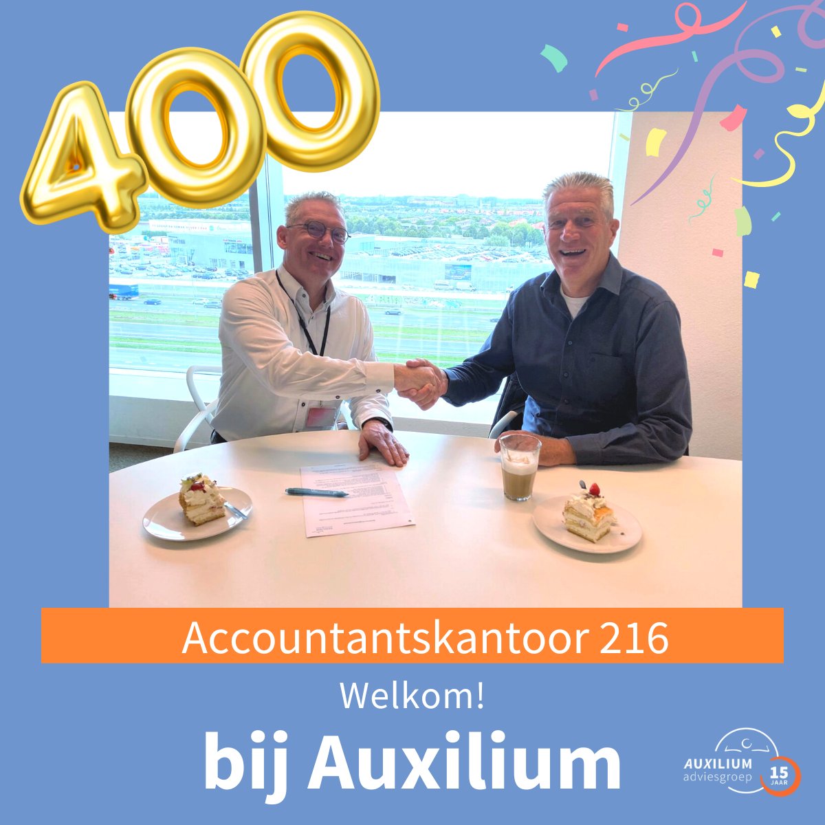 Welkom Accountantskantoor216! Auxilium bereikt mijlpaal met 400 ste aangesloten #accountantskantoor. auxiliumadviesgroep.nl/blog/detail/au…