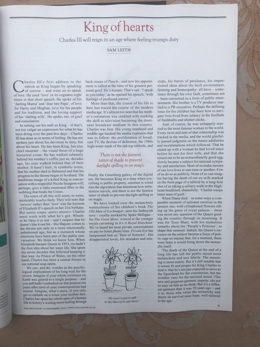 MTSundayExpress's tweet photo. Good piece by #SamLeith in this week’s @spectator https://t.co/9dcfXPpaHj