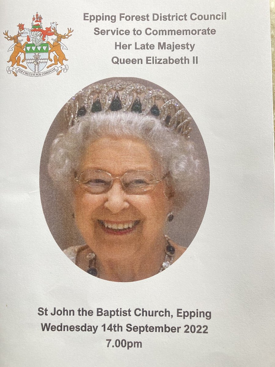 There was a full church for last night’s Service to Commemorate the life of our Late Majesty Queen Elizabeth at St John’s Epping led by Rev Lee Batson. It was a privilege to participate.