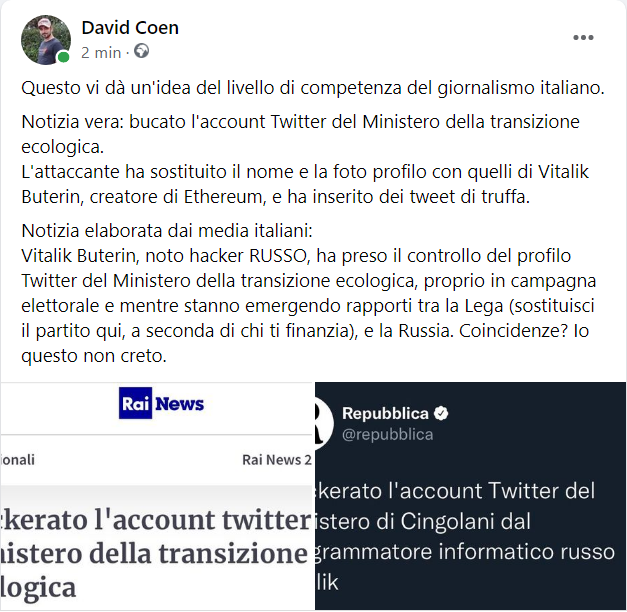 ⚡ David Coen | DAVIDCOEN.IT 👾 tweet media