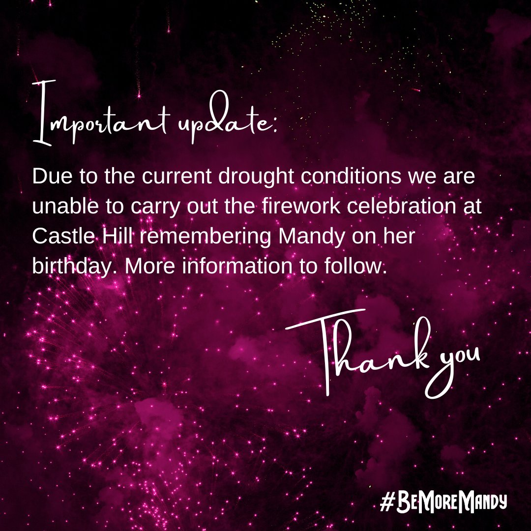 bemoremandy (@bemoremandy) on Twitter photo Message on behalf of Andrew Taylor and the #BeMoreMandy committee. As this event cannot go ahead, we are hoping to hold an event to coincide with the <a href="/HuddersLive/">Huddersfield Live</a> Winter Festival later in the year. Further details will be announced soon.
Thank you. Message on behalf of Andrew Taylor and the #BeMoreMandy committee. As this event cannot go ahead, we are hoping to hold an event to coincide with the <a href="/HuddersLive/">Huddersfield Live</a> Winter Festival later in the year. Further details will be announced soon.
Thank you.