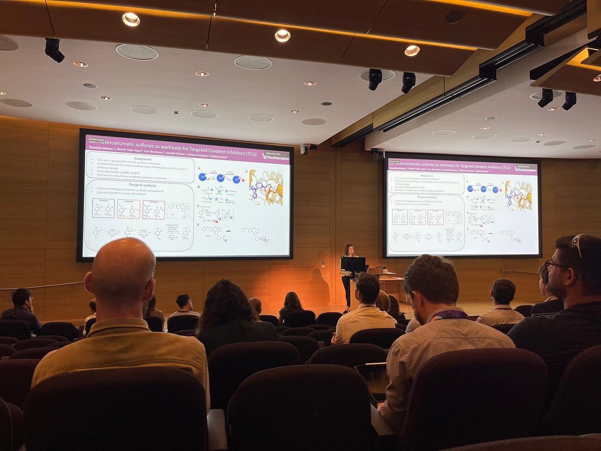 The group attended the RSC Chemical Biology meets Drug Discovery meeting at the Francis Crick Institute earlier this week. Incredible talks from speakers. Congratulations to Ruxy and Niama for contributing with their posters &amp; flash oral presentation! @RSC_CBBG