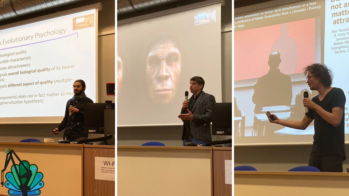 ptnce2022's tweet photo. #PTNCE22 Session II: "Facial #attractiveness"
with Vojtěch Fiala, Sławomir Wacewicz and Petr Tureček

#evolutionarypsychology https://t.co/n4mA5AwsZY