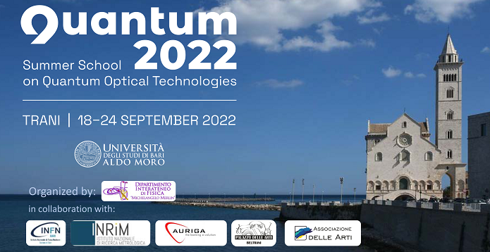 planetek's tweet photo. Manca poco a #Quantum 2022, #SummerSchool on Quantum Optical Technologies.

Circa 140 studenti e ricercatori da ogni parte del mondo saranno a #Trani 18-24 Settembre per una full immersion sulle tecnologie #quantistiche. Due gli #opendays.

Planetek è tra i sostenitori. https://t.co/752PMXbPxO