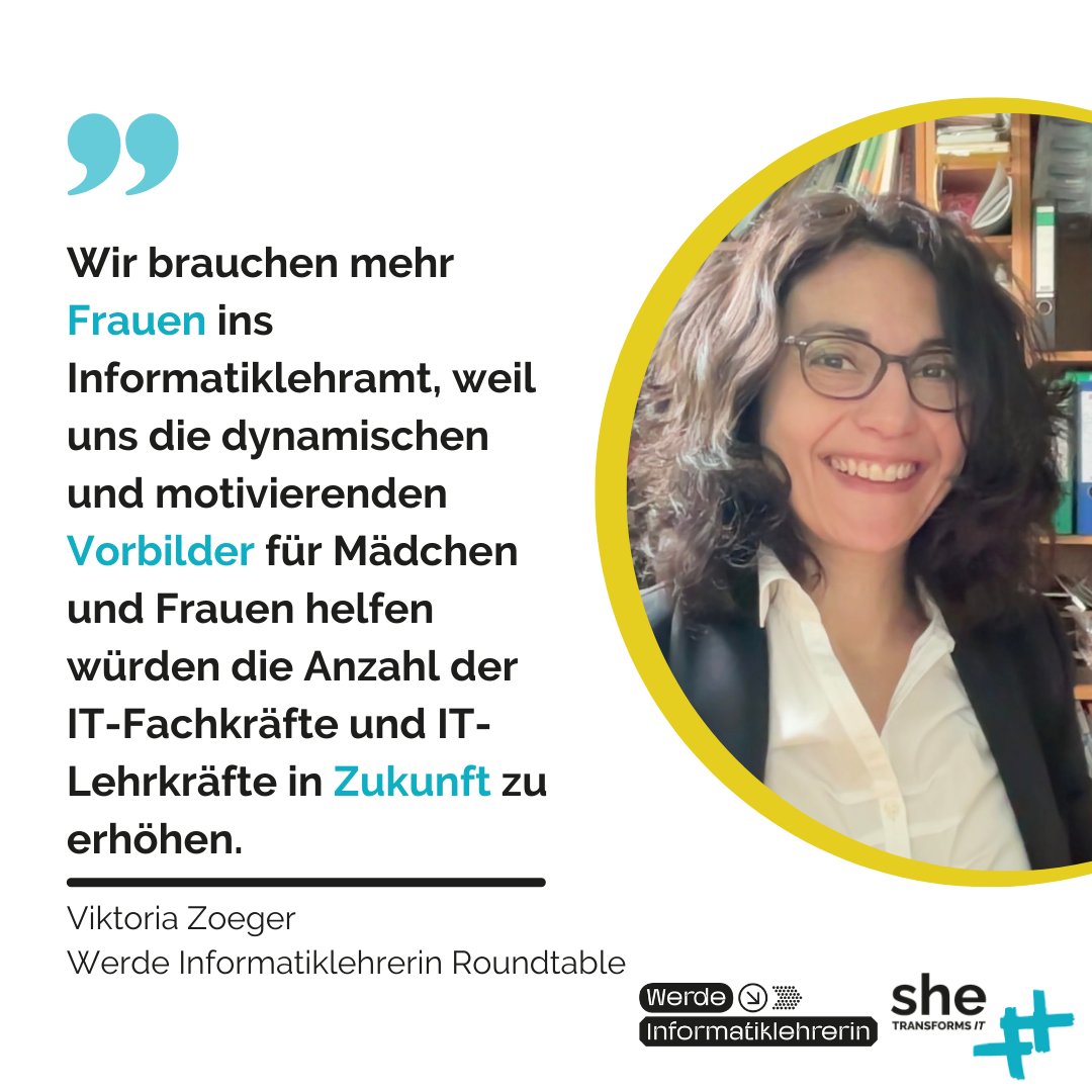 She_Transforms's tweet photo. Obwohl #Informatik als Fach mit erhöhtem Bedarf gilt, sind die Zugangswege häufig unbekannt oder schwer aufzufinden.
📢 Mehr Informationen gibt es an unserem Roundtable am 21.09.2022
👇 Jetzt anmelden 👇
https://t.co/D67zvzVsFC
#Quereinstieg #Lehramt #twlz #InformatikMonitor https://t.co/VME1jmYWyu