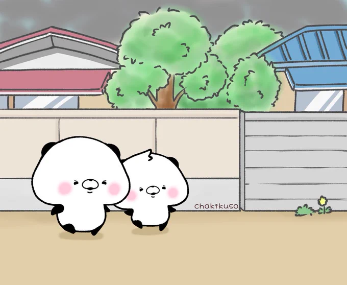 神様ごっこ
#こころにパンダ #イラスト 