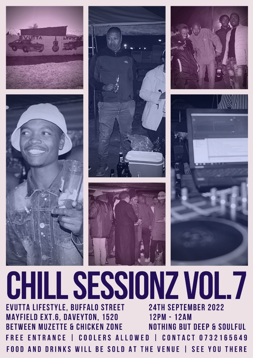 Urging all house lovers in Benoni and further abroad to come blaze it up with us next Saturday. If you feel you're too far, we'll hook you up with accommodation. DM if you're interested. This one's gonna be way too special ❤