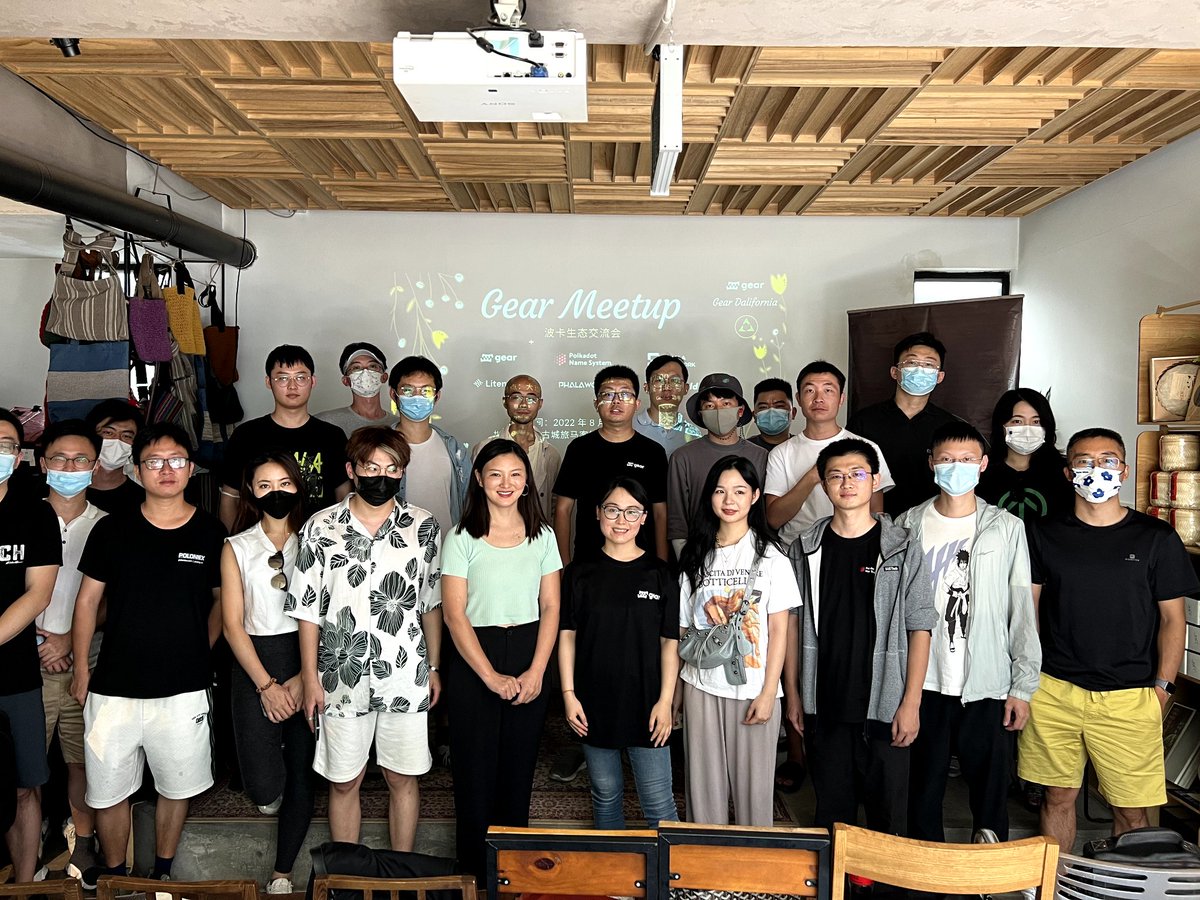 gear_techs's tweet image. #tbt to when #GearTech hosted our first meetup in Dali, China!

🗓(18/08/2022) #Web3