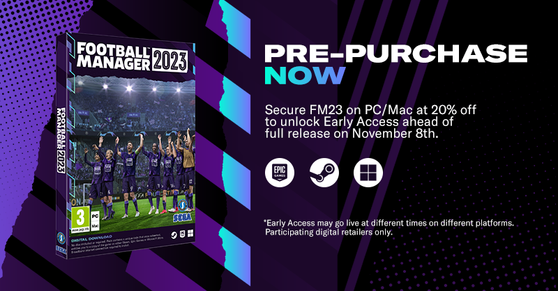 Football Manager 2022 Is Now Available For Digital Pre-order And