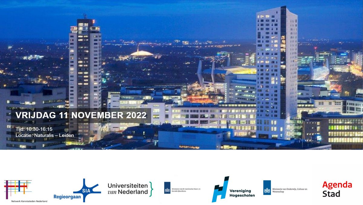 City Deal Kennis Maken (@citydealkm) on Twitter photo Op vrijdag 11 november organiseert <a href="/CityDealKM/">City Deal Kennis Maken</a>
een landelijke bijeenkomst vol inspirerende workshops, demonstraties en lezingen in <a href="/GemeenteLeiden/">Gemeente Leiden</a>. Het programma en aanmeldformulier vind je op: citydealevent.nl <a href="/AgendaStad/">Agenda Stad</a> <a href="/MinOCW/">Ministerie van Onderwijs, Cultuur en Wetenschap</a> <a href="/RegieorgaanSIA/">Regieorgaan SIA</a> Op vrijdag 11 november organiseert <a href="/CityDealKM/">City Deal Kennis Maken</a>
een landelijke bijeenkomst vol inspirerende workshops, demonstraties en lezingen in <a href="/GemeenteLeiden/">Gemeente Leiden</a>. Het programma en aanmeldformulier vind je op: citydealevent.nl <a href="/AgendaStad/">Agenda Stad</a> <a href="/MinOCW/">Ministerie van Onderwijs, Cultuur en Wetenschap</a> <a href="/RegieorgaanSIA/">Regieorgaan SIA</a>