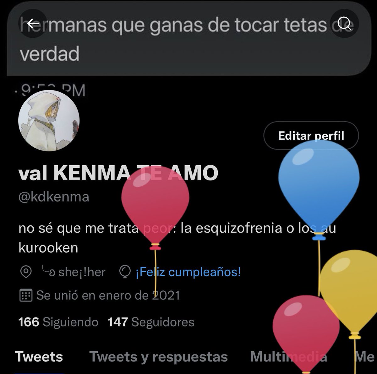 kdkenma's tweet photo. mi segundo año con globitos!! https://t.co/z9IhRg0mTW