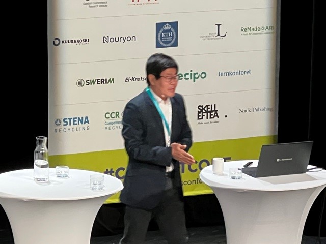 Research in the area of circular economy and sustainability at Swerim AB
Chuan Wang, Group manager and research leader, Resource Efficiency and Environment, Department of Metallurgy, Swerim

#CircMatConf