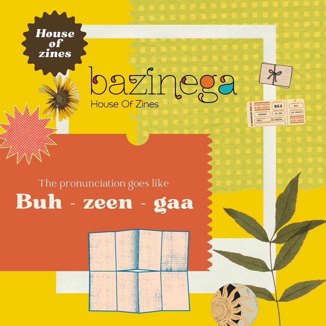 Bazinega1's tweet photo. Let's get buzzin'!!
Bazinega is a zine E-distro shipping across India. It is one stop shop for zines and prints!
Create, buy & sell zines and art on https://t.co/57qtfDLQUx
#Zine #zines #zinestore #zinesters #zineartists #zineverse #createazine #artistsontwitter #art https://t.co/x5dM5U6PG1