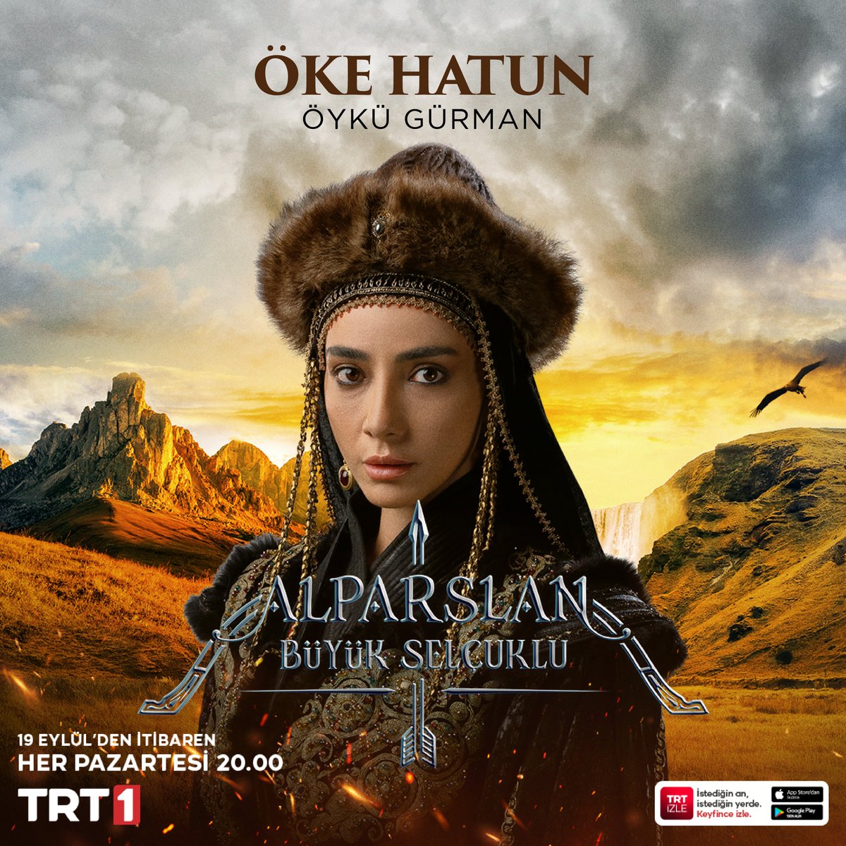 trt1's tweet photo. Ve büyük heyecan için geri sayım başladı! ⚔️
İşte, Alparslan: Büyük Selçuklu dizimizin çok özel karakter kartları! 🔥
#AlparslanBüyükSelçuklu 19 Eylül’den itibaren her pazartesi 20.00’de TRT 1’de! @AlparslanDizisi https://t.co/HaHWQnGxta