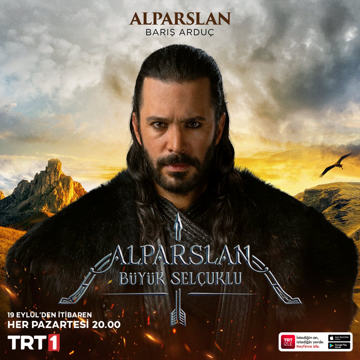 trt1's tweet photo. Ve büyük heyecan için geri sayım başladı! ⚔️
İşte, Alparslan: Büyük Selçuklu dizimizin çok özel karakter kartları! 🔥
#AlparslanBüyükSelçuklu 19 Eylül’den itibaren her pazartesi 20.00’de TRT 1’de! @AlparslanDizisi https://t.co/HaHWQnGxta