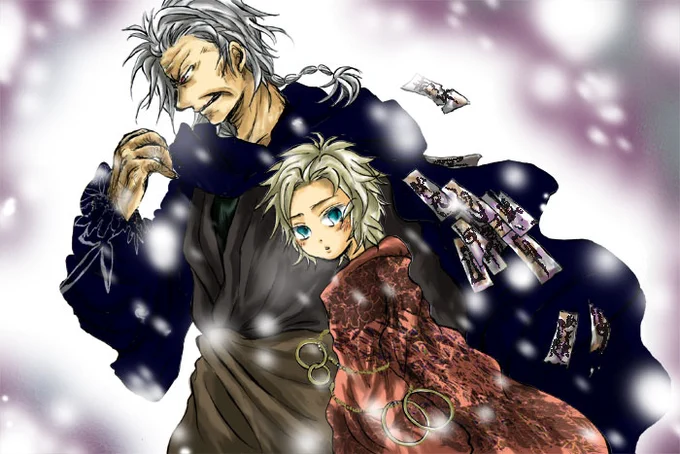 #皆さんの創るイケオジのキャラが見てみたいイケジジイですが…!『老と白(ろうとはく)』より 