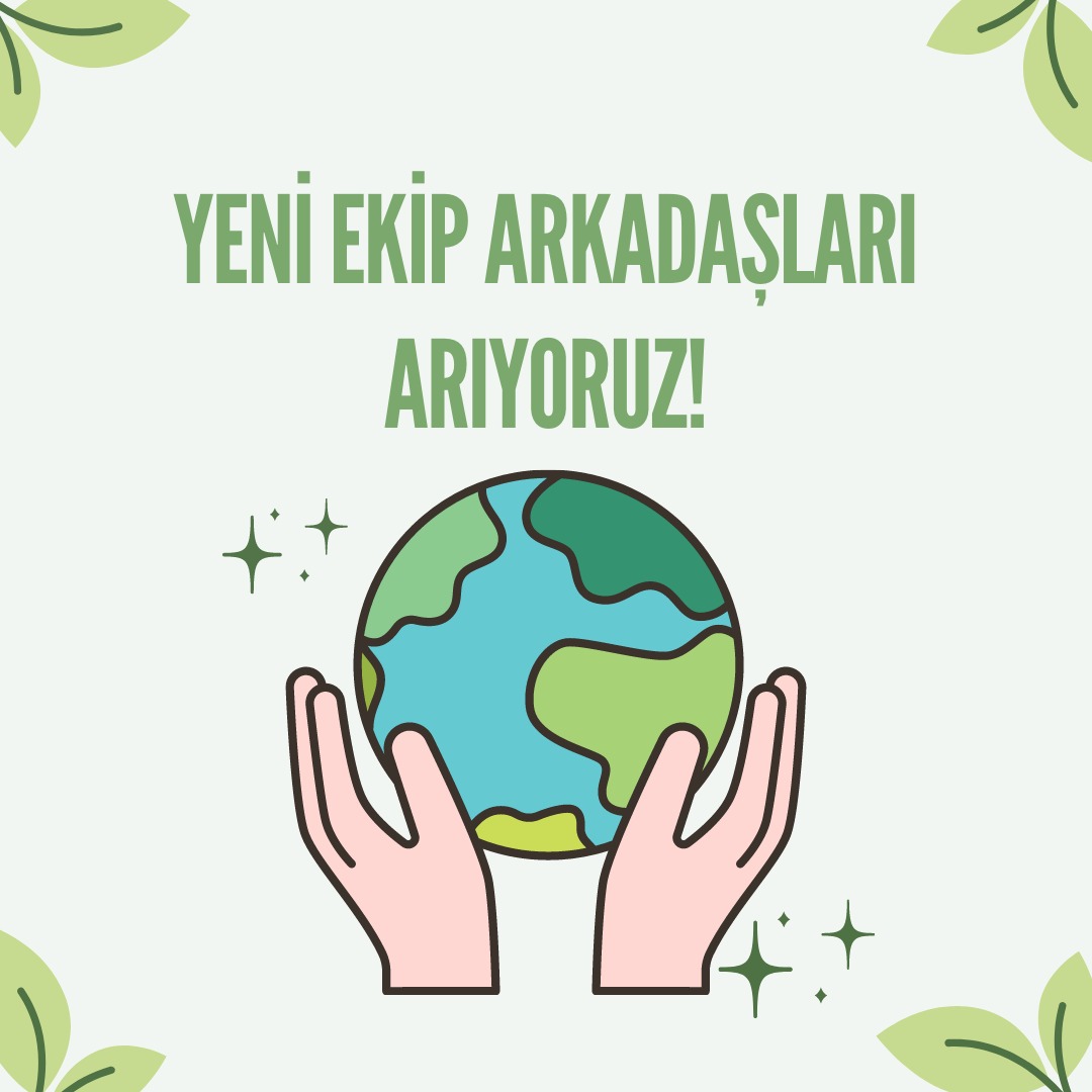 Önümüzdeki eğitim-öğretim yılında yepyeni çevre gönüllüleriyle tanışacağımız için çok heyecanlıyız.😊

Siz de aramıza katılmak isterseniz biyografimizdeki linke tıklayarak başvuru yapabilirsiniz.

Herkese güzel ve başarılı bir eğitim yılı diliyoruz. 🍀
