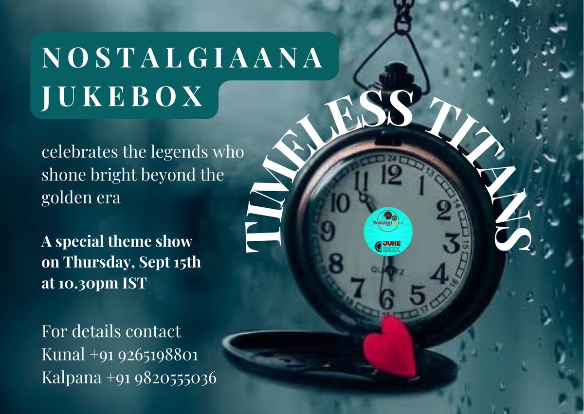 Legends and their contemporary works. 

Today in Nostalgiaana Jukebox EP.88, we will be discussing about some of them. 

Don’t miss this vintage gem!

#Nostalgiaana #jukeboxconnect #bollywood #90sandbeyond #filmmusic #retrobollywood #retrobollywoodsongs