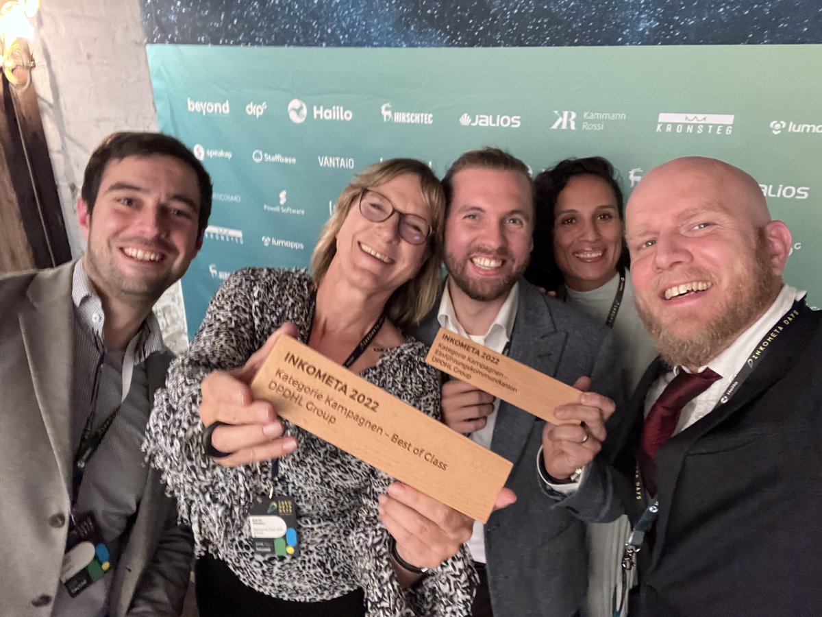 OpenCommsGlobal's tweet image. Our Smart workspace collaboration with the awesome team at #DPDHL won two awards at this year’s #INKOMETA awards.

#opencommunication #daretobebold #inkometadays #internalcommunication #employeeexperience #inkometa22

Well done to the Team!!!🥳