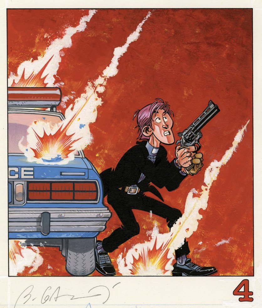 No politics posting, I've been exceedingly chill and reading lots of comics lately. 

I will not be posting about the proposed in jest Georgian war referendum no matter how insane it is.

I will only post about priest-cop Franco-Belgian comics