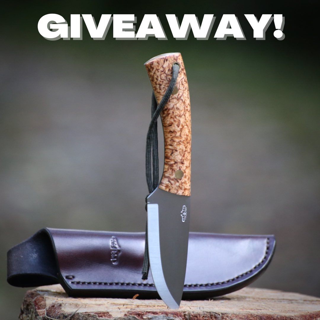 MunsterHuntster's tweet image. To celebrate the arrival of autumn I’m giving away this ‘Dunloe’ bushcraft knife - Swedish steel dressed in Finnish curly birch, it’s a real Scandi classic!

TO ENTER: 
✅ Follow me
✅ Like
✅ Retweet

Giveaway ends Thursday 22nd September at 5pm

OVER 18’s , UK &amp;amp; ROI only