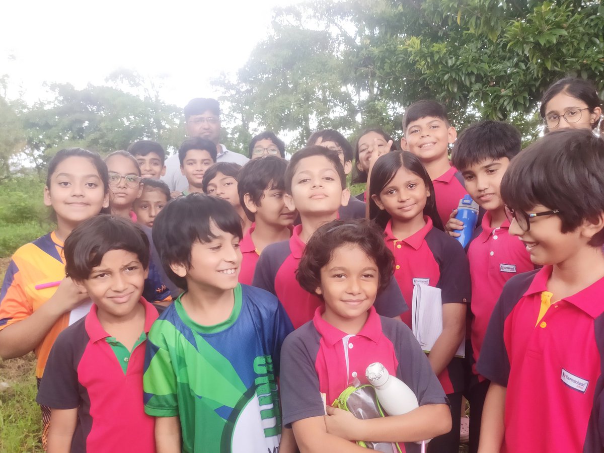 A Visit to 'KG farm ' by 'ECO CLUB'  students for a theme based  #'Miyawaki forest'#and to observe the process of the fertilizer made out of waste food. <a href="/2ankitad/">Ankita Diwekar Kabra</a> <a href="/Ms_Ritu/">Ritu Chopra</a> <a href="/MariyamBaxamusa/">Mariyam Baxamusa</a> <a href="/BhumikaManglani/">Bhumika Manglani</a> <a href="/AswaniNandini/">nandini aswani</a>