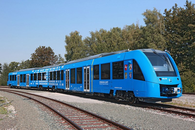 Alstom's tweet photo. How it started: It was back at #InnoTrans2016 in Berlin that we presented the Coradia iLint for the 1st time. The launch of the #emission-free regional train positioned us as the first railway manufacturers in the world to develop a passenger train based on #hydrogen technology. https://t.co/VZgv5MCPXR