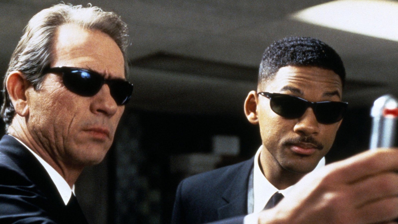 Happy Birthday Actor Tommy Lee Jones Seen here with Slapper Smith in MIB 