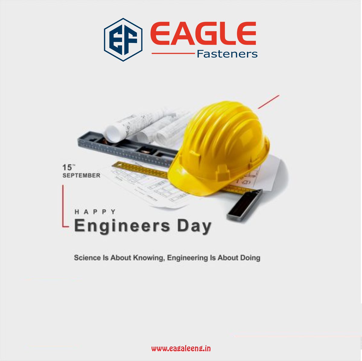 Happy Engineer’s Day to all the Engineers. We salute your great ideas and innovations that have truly changed our lives.

#happyengineer #happy #EngineersDay #fasteners #eagleengineering #eaglefasteners #engineering
