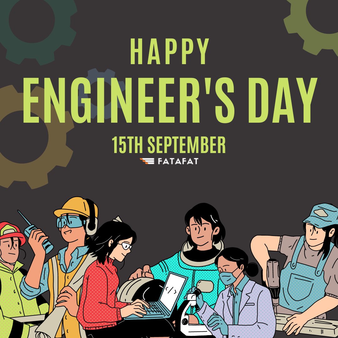 FatafatMe's tweet photo. Yes we're grateful to each and every Engineer out there who made our lives easy..!
Tag your Engineer friend and for a change make them feel happy about themselves..!

Follow @FatafatMe 
.
.
.
.
.
.
.
#EngineersDay #engineerday #Engineers #engineer #fatafat https://t.co/mOMXWnNsTR