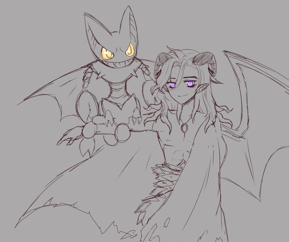 What is your favorite pokemon?🐾 I might do some practice with your oc in a sketch like drawing such as this ^w^ 
Example: @ManereSicco