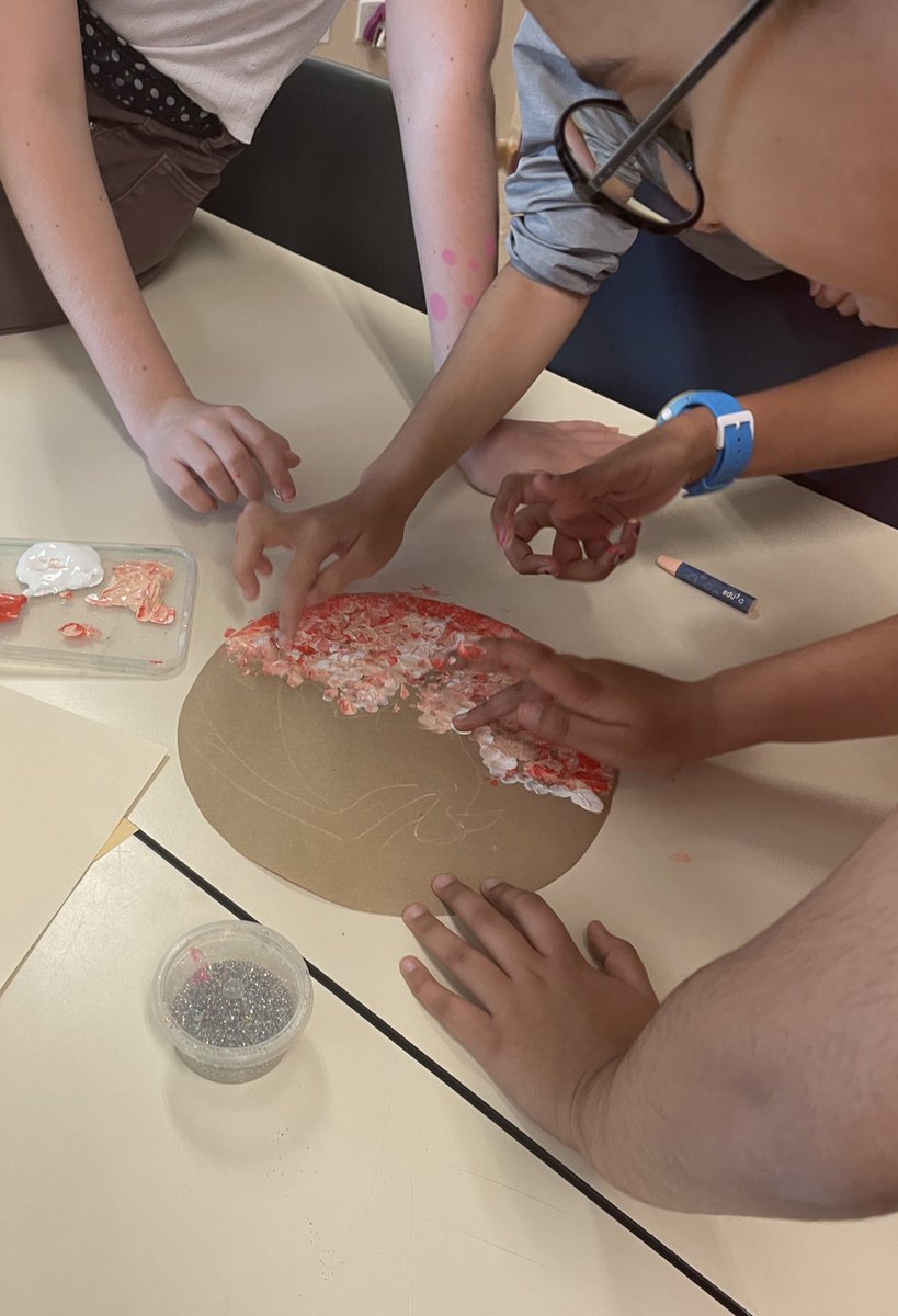 BevansJoel's tweet photo. Yesterday, celebrating #DotDay at #CISprimary with a little help from our secondary students.
It was so good to be able to resume cross-division collaborations again after such a long time.
Thanks to our fabulous arts team for creating opportunities to #maketheirmark https://t.co/4e2c41M3UC