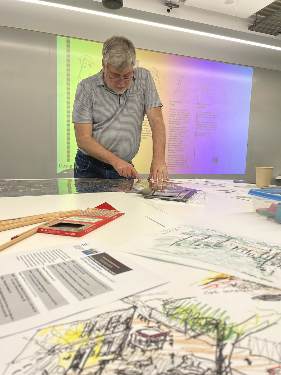 At @TudLab Design Thinking Drawing Workshop by Peter Richards, such a great informative journey into urbanism & design communication! @jcu #planning #urbandesign #architecture