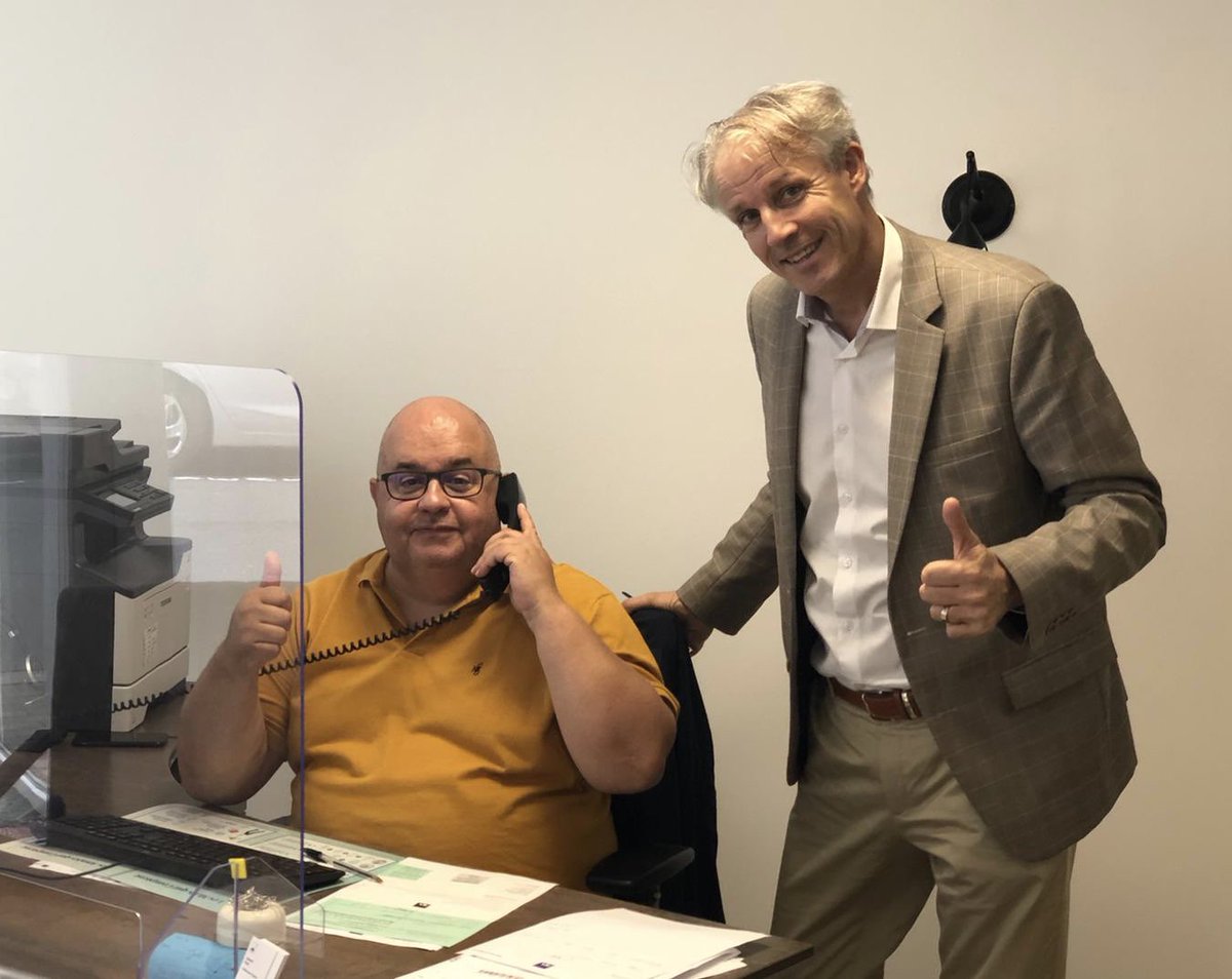 Toujours à #Forbach,
poursuite de la PRVT 
à l’agence de Mme D APOTE avec Laurent et Charline. Bravo à vous ! <a href="/Coachsdesventes/">CoachsDesVentes</a> : Roger Stella