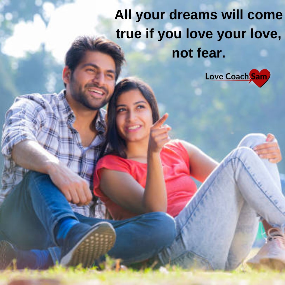 lovecoachsam's tweet photo. All your dreams will come true if you love your love, not fear.

#attracting #women #mystery #relationship #causing #discomfort #future #beautiful #sad #hate #man #she #finds #attractive #love #happen https://t.co/sQMaL0XQyW