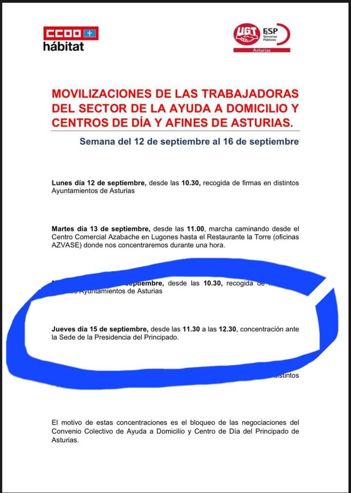 Seguimos 💪💪💪💪
29 días Huelga
<a href="/AdrianBarbon/">🌹 Adrián Barbón 💙💛</a>
@DelGob_Asturias
📣📣📣📣
‼️🆘️‼️
#Huelgaindefinida
#SAD
#CentrosDeDía 
#Asturias 
#conveniodignosad
#SadEnLucha