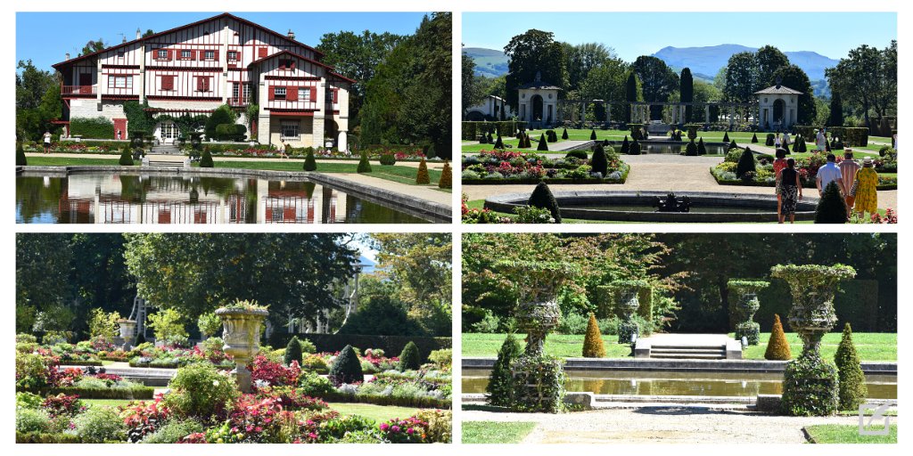 🌿🌹 Le jardin à la française de la demeure d' #EdmondRostand mêle symétrie, perspective et théâtralité. Il incarne l'inclination du poète pour le faste et le luxe, en opposition au jardin à l'anglaise, situé de l'autre côté de la Villa Arnaga. Deux univers à découvrir 🙂 #musée