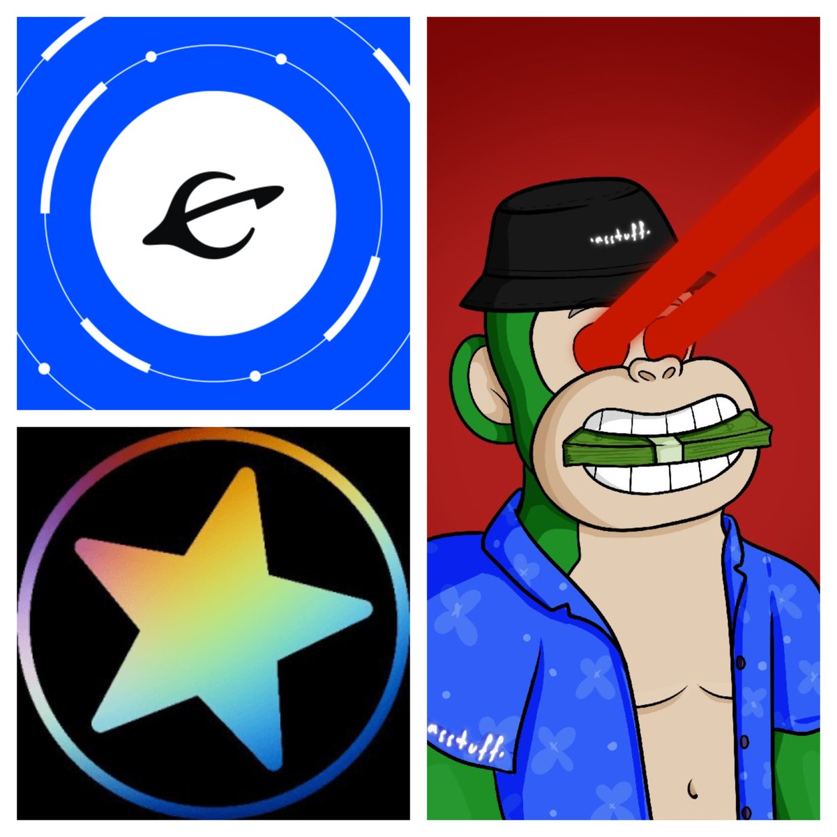 Time to give back to the #IBCGang with a #Giveaway and #NFTGiveaway

- 300 $STARS ⭐️
- 5 $EVMOS ☄️
- 1 <a href="/AsstuffNFT/">Asstuff ⚛️ 🦍SECONDARY MARKET OPEN🦍</a> #NFT 🖼️
- 5 WL for <a href="/AsstuffNFT/">Asstuff ⚛️ 🦍SECONDARY MARKET OPEN🦍</a> #NFTs 🤍

To participate:
1⃣ Follow @DanCosmonaut &amp; <a href="/AsstuffNFT/">Asstuff ⚛️ 🦍SECONDARY MARKET OPEN🦍</a>
2⃣ Like &amp; Retweet this post
3⃣ Tag a few #Cosmos frens