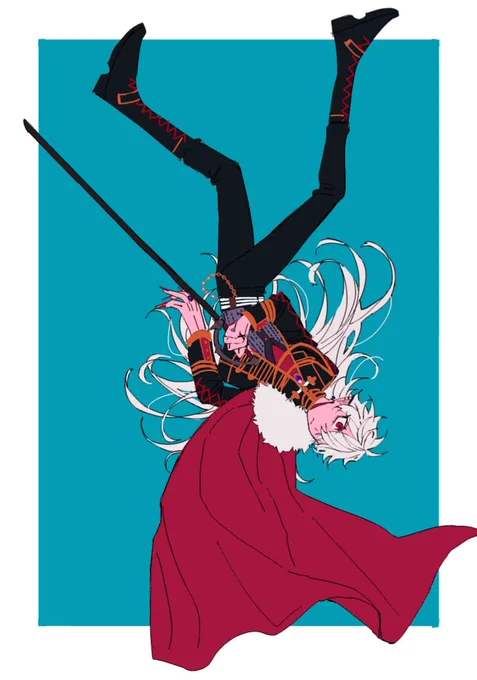 これお気に入りだからいつかリメイクしたいまだスマホで描いてた時 