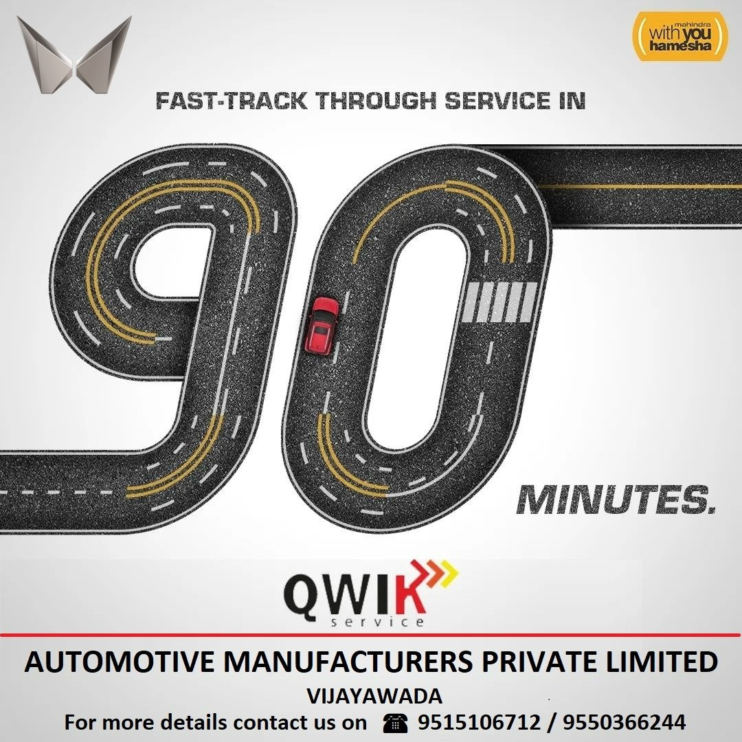 AmplVijayawada's tweet photo. From "off the road" to off-roading in 90-minutes. Take the fast lane to being expedition-ready with #SpeedExperts 
Book a #QWIKService now 
#WithYouHamesha #service #Mahindra #AndhraPradesh #vijayawada #krishna  

For more details contact us on  ☎️  9515106712 / 9550366244 https://t.co/Pgbmq6pTZJ