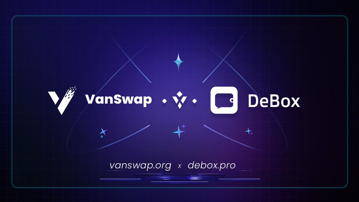 🚀🚀 Vanswap x DEBOX🚀🚀 

💸We're giving away 100 $VAN x 10

👇To enter👇: 
1️⃣Follow <a href="/DeBox_Social/">DeBox</a> &amp; <a href="/Van_Swap/">VanSwap</a> 

2️⃣Join: t.me/VanSwap 

3️⃣❤️, Retweet &amp; Tag 3 friends, Comment(optional).

⏰48 hours