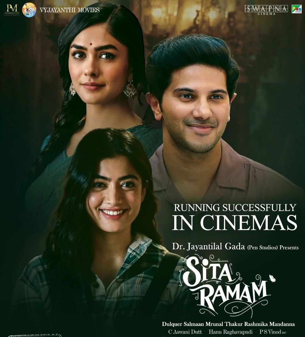 Again Watched #SitaRamam It's a Masterpiece Movie, Epic Love Story. @dulQuer Fantastic Performance. @mrunal0801 Outstanding Performance Career Best . This Movie available on Prime. @mrunal0801 @dulQuer Love From Maharashtra ♥️
#SitaRamamOnPrime #SitaRamamreview
