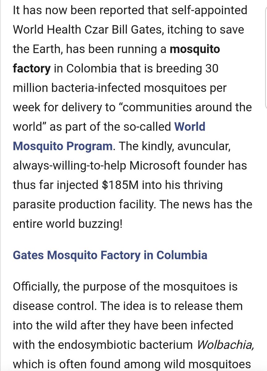 @DrLoupis Bill Gates' 'World Mosquito Program' is ramping up as we speak! Syringes with wings...