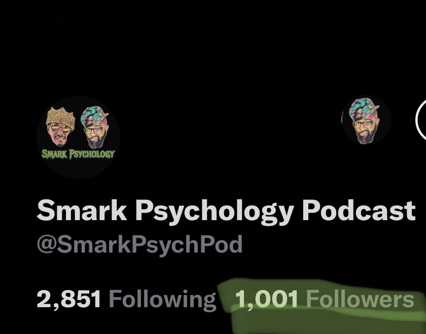 SmarkPsychPod's tweet photo. AYYYYYYYYE WE OFFICIALLY HIT 1k Follower!!!!!!! THANK YOU TO ALL OF OUR #SmarkSide supporters. And we just gonna keep moving on up from here!!!! If you have not join #ThaSmarkSide yet go ahead and click this link right here and follow us on all Platforms
https://t.co/SqwJ6B1K7Q https://t.co/XOXWHf6jv2