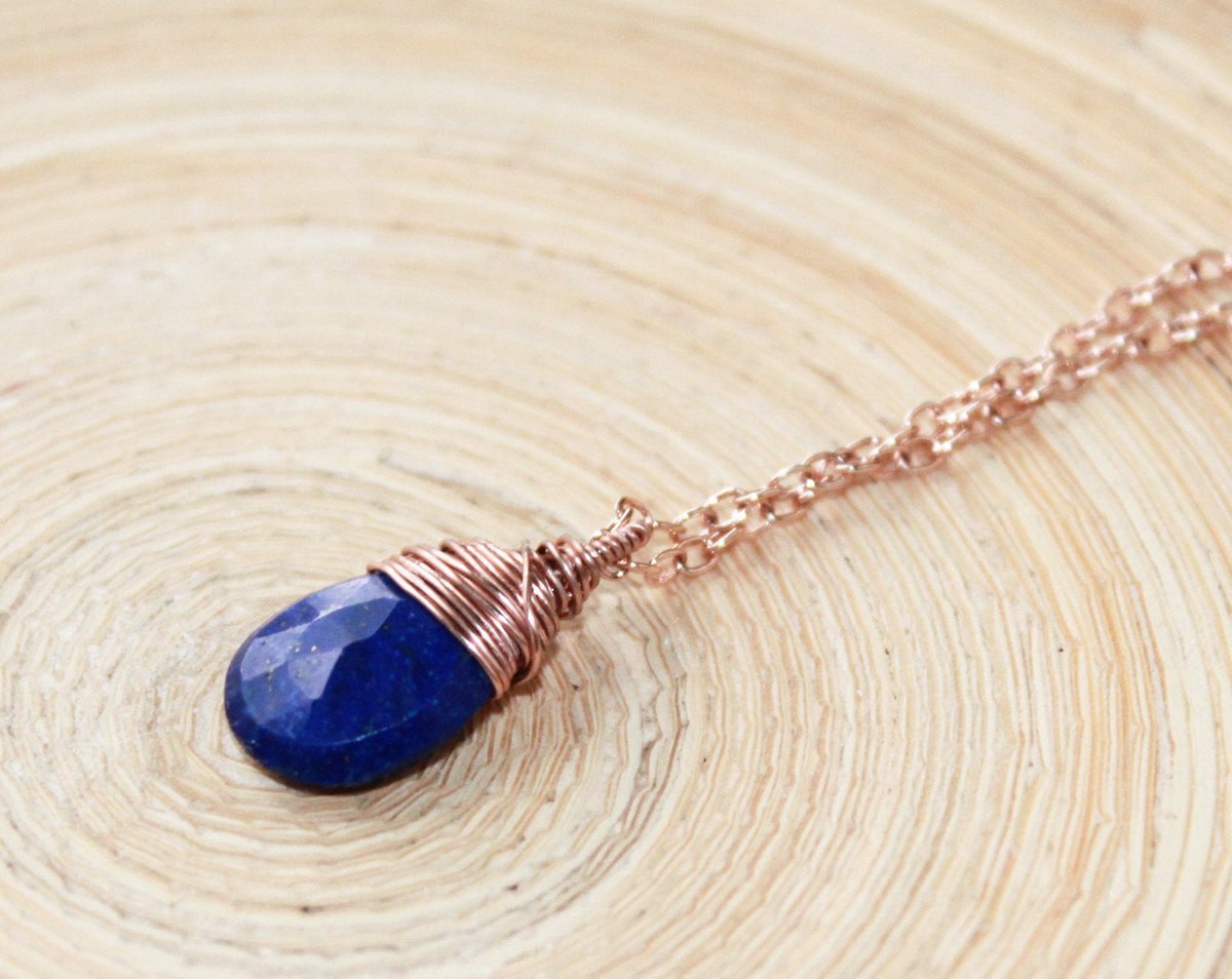 sohamyogaldn's tweet photo. Lapis Lazuli gemstone briolette. Rose gold necklace, September birthstone gift. Wire wrapped gemstone drop - Lapis lazuli necklace. Gifts
#wire #rose #GemstoneBriolette #GemstoneDrop #September #LapisLazuli #gifts #lapis #EverywhereUR
👉https://t.co/abDz5e2E5P https://t.co/S5qYgG9HXj