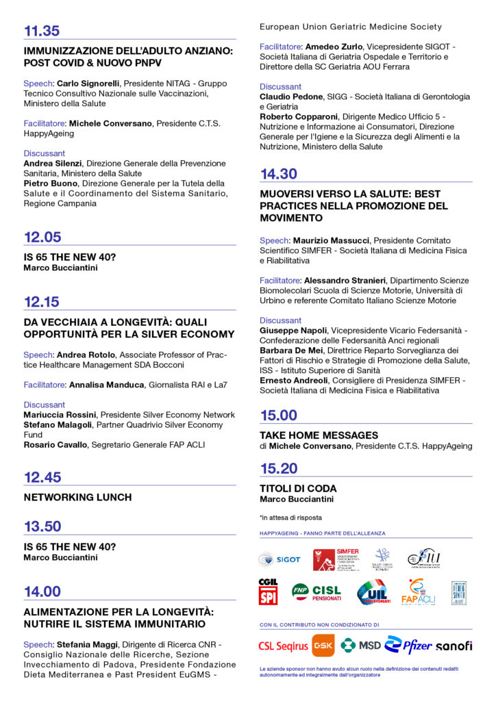 fapacli's tweet photo. ROMA, GLI STATI GENERALI DELL'INVECCHIAMENTO ATTIVO
Oggi alle ore 10, a Roma, prenderanno avvio gli Stati Generali dell’Invecchiamento, evento promosso da @HappyAgeingIta, alla quale aderisce anche la #fapacli
La diretta sulla pagina fb di HappyAgeing https://t.co/mz6LJehvFA