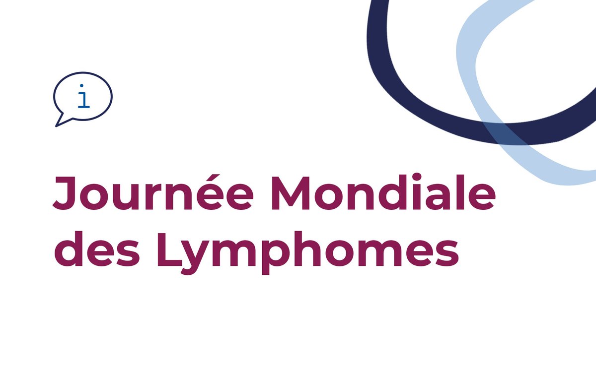 #JournéeMondialedesLymphomes
📣 #JMLs2022 organisée par <a href="/AssoELLyE/">ELLyE l’Association #Lymphomes #LLC</a> et soutenue par <a href="/LysaLymphoma/">Lysa Lymphoma</a>
🎯 Informer sur la maladie, et sensibiliser le grand public sur le 1er #cancerdusang à travers des réunions d’information dans 22 villes en France
#MoisDesCancersDuSang #JML2022 #JMLS