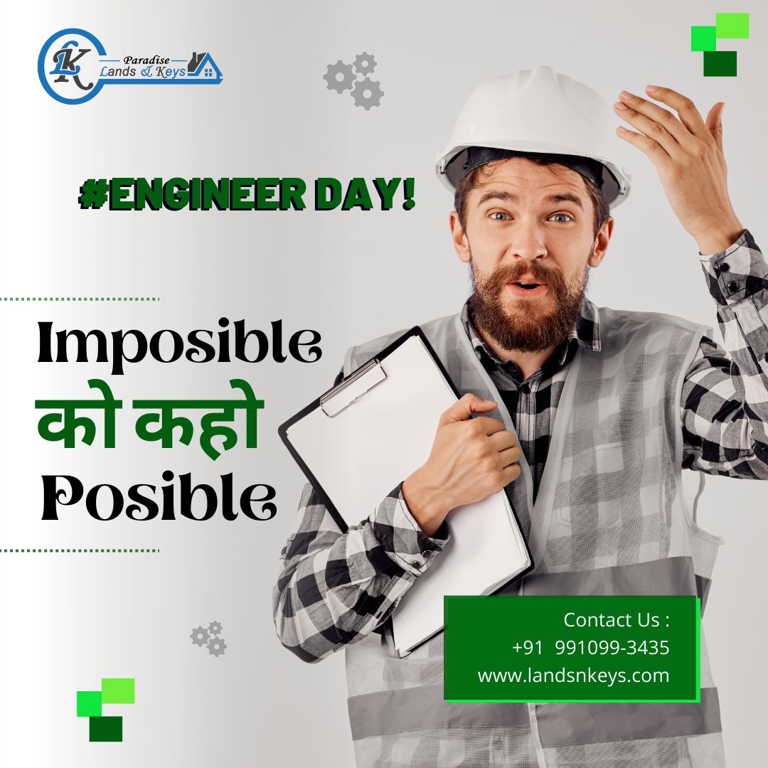 landsnkeys's tweet photo. Happy Engineers Day!
"Engineers Like To Solve Problems. If There Are No Problems Handily Available, They Will Create Their Own Problems."
#engineering #engineer #engineerday #engineeringlife #engineers #engineeringtech #engineeringlovers #possible #india https://t.co/PmnxsNL6s1